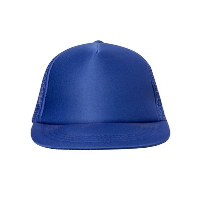 Gorra de rejilla 5 paneles con visera plana