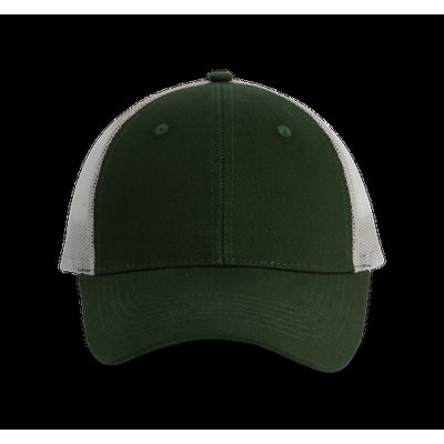 Gorra con rejilla y ajuste plástico Forest Green / Light Grey
