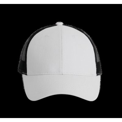 Gorra con rejilla y ajuste plástico White / Black