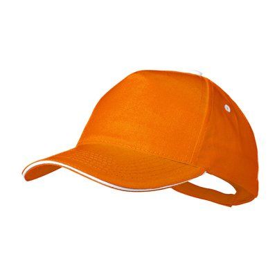 Gorra sandwich algodón peinado 5 paneles con cierre de velcro Nara