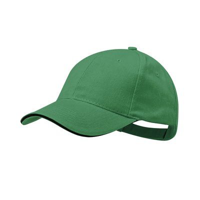 Gorra sandwich algodón peinado de 6 paneles Ver