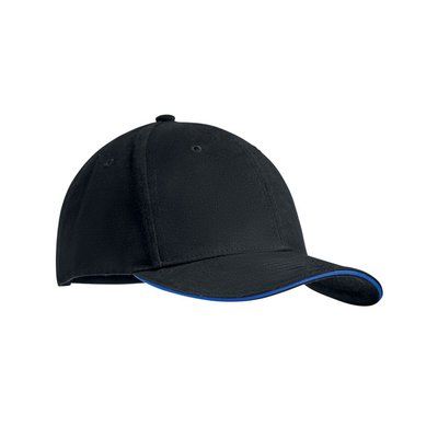 Gorra sándwich de béisbol en algodón grueso con cierre hebilla metal Azul Royal