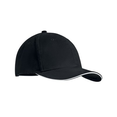 Gorra sándwich de béisbol en algodón grueso con cierre hebilla metal