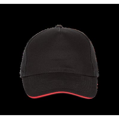 Gorra con sandwich contrastado Black / Red