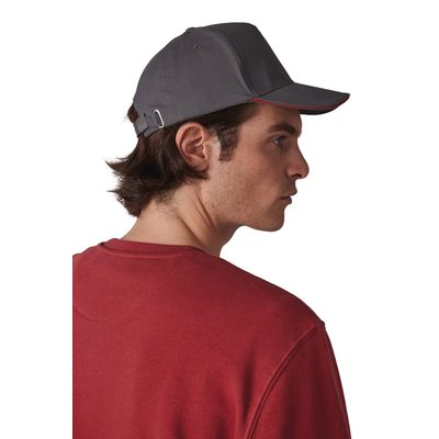 Gorra con sandwich contrastado