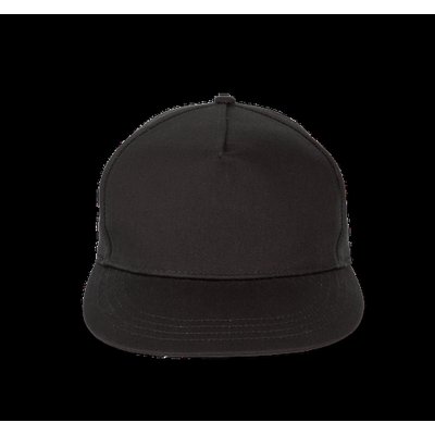 Gorra snapback de algodón Black