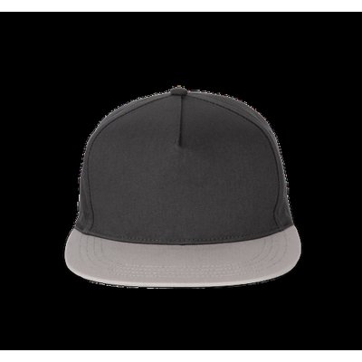 Gorra snapback de algodón Dark Grey / Light Grey