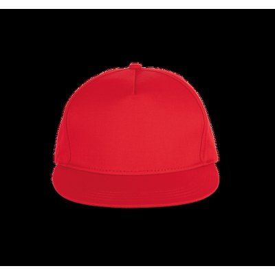 Gorra snapback de algodón Red