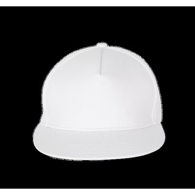 Gorra snapback de algodón White