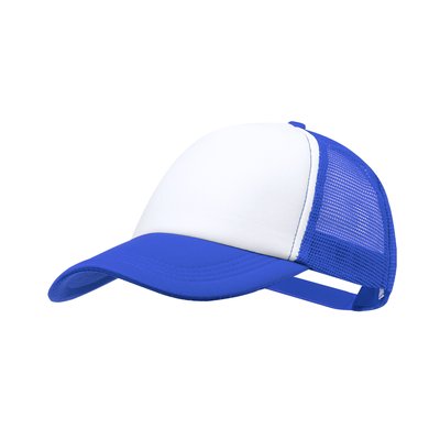 Gorra Trucker 5 Paneles Ajustable Azul