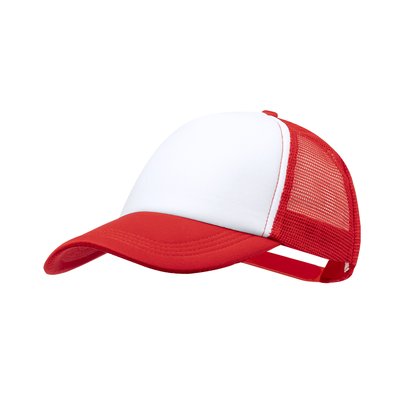 Gorra Trucker 5 Paneles Ajustable Roj