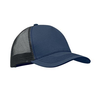 Gorra trucker de 5 paneles con malla trasera French Marino