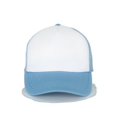 Gorra trucker con ajuste de plástico White / Dark Sky Blue