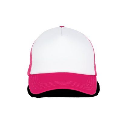Gorra trucker infantil White / Fuchsia