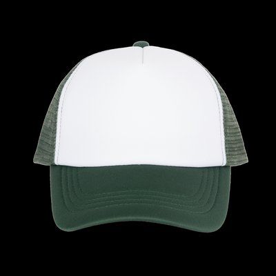 Gorra trucker infantil White / Pineneedle Green