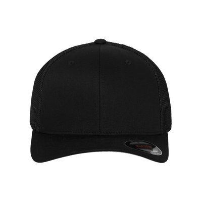 Gorra con visera curva y rejilla trasera Black L/XL