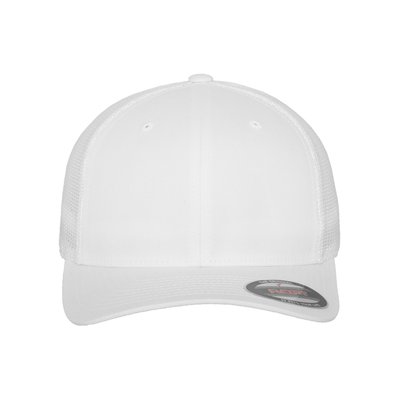 Gorra con visera curva y rejilla trasera White L/XL