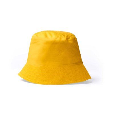 Gorro estilo bob 100% algodón adulto Amarillo Golden Talla Única Adulto