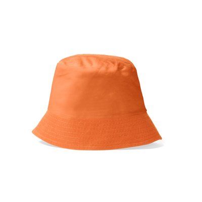 Gorro estilo bob 100% algodón adulto Naranja Talla Única Adulto