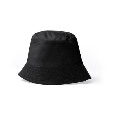 Gorro estilo bob 100% algodón adulto Negro Talla Única Adulto