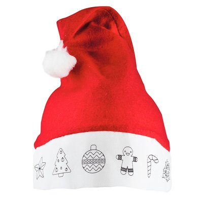 Gorro Navidad con 4 Ceras para Colorear