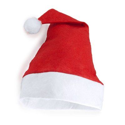 Gorro navideño de poliéster talla única Rojo Talla Única Adulto