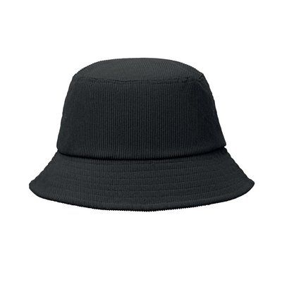 Gorro de pana 100% poliéster Negro