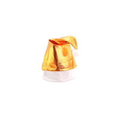 Gorro de Papá Noel dorado o plateado