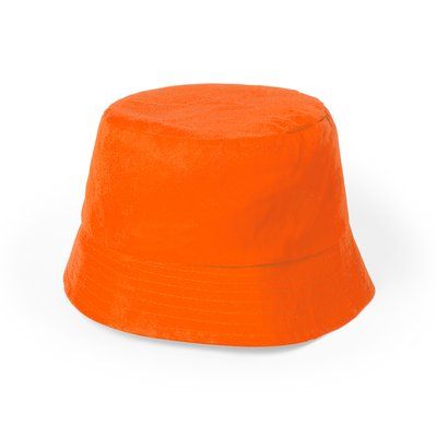 Gorro pescador 100% algodón personalizado Naranja