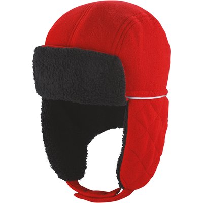 Gorro Polar 4 Paneles Red S/M