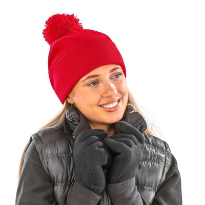 Gorro pompón grueso