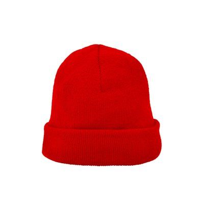 Gorro de punto 100% acrílico Rojo UNICA