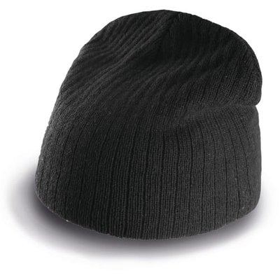 Gorro de punto acanalado 100% acrílico