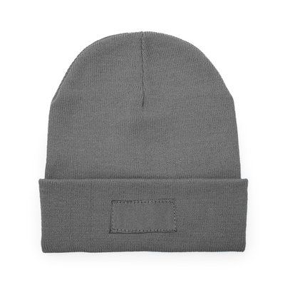 Gorro de punto acrílico doble capa Gris Vigore Talla Única Adulto