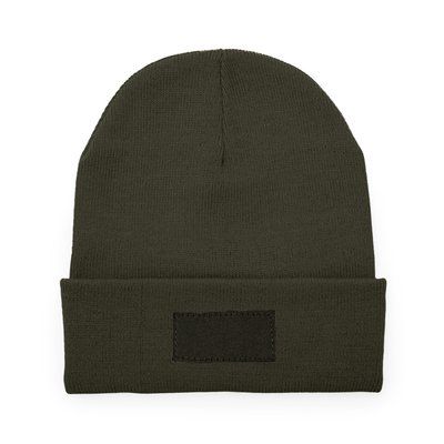 Gorro de punto acrílico doble capa Verde Oscuro Talla Única Adulto