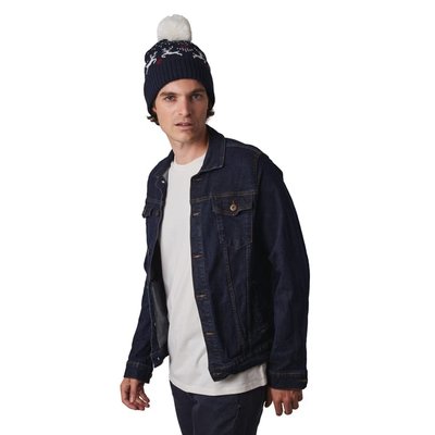 Gorro de punto con renos Navidad