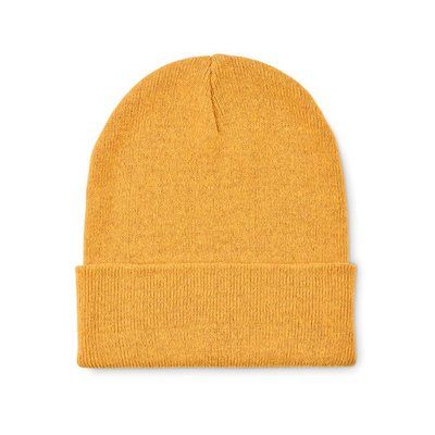 Gorro de punto unisex talla única Amarillo