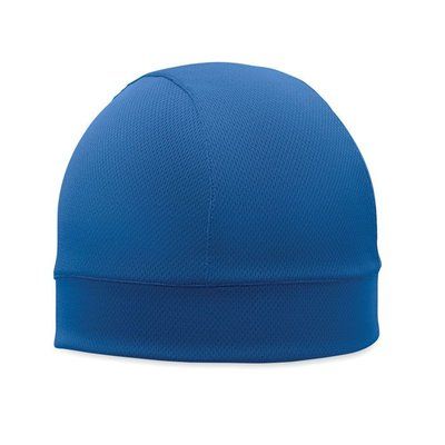 Gorro transpirable y refrigerante de poliéster Azul