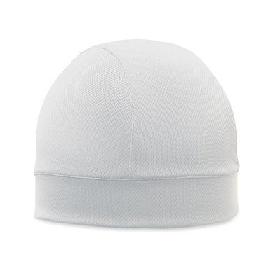 Gorro transpirable y refrigerante de poliéster Blanco