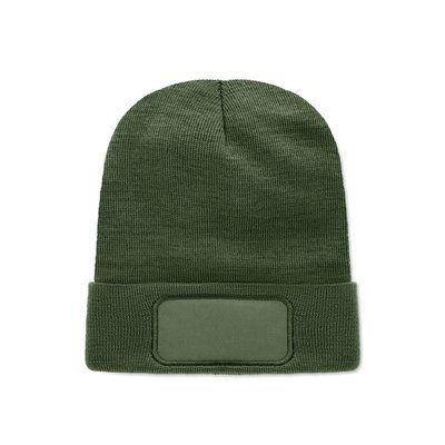 Gorro unisex de poliéster RPET Verde Oscuro