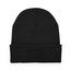 Gorro de punto acrílico doble capa Negro Talla Única Adulto