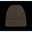 Gorro de punto canalé con dobladillo Algae Green