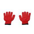 Guantes multiuso de nylon antideslizantes Rojo Talla Única Adulto
