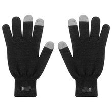 Guantes RPET táctiles Negro