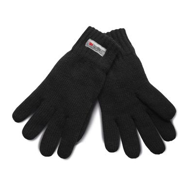 Guantes de punto ultra-térmicos Black S/M