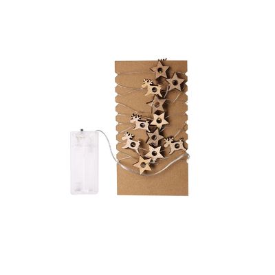Guirnalda con Estrellas y renos LED