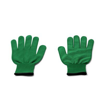 Guantes multiuso de nylon antideslizantes Verde Helecho Talla Única Adulto
