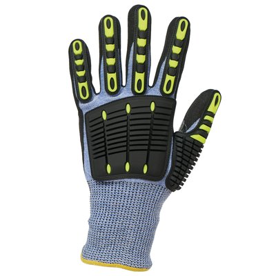 Guantes de protección recubrimiento de nitrilo Blue 10