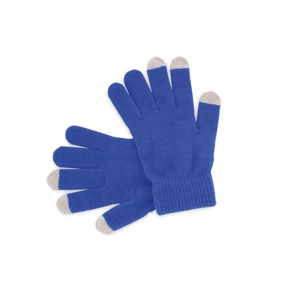 Guantes táctiles para móvil Azul