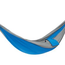Hamaca plegable de nylon publicitaria Azul Royal